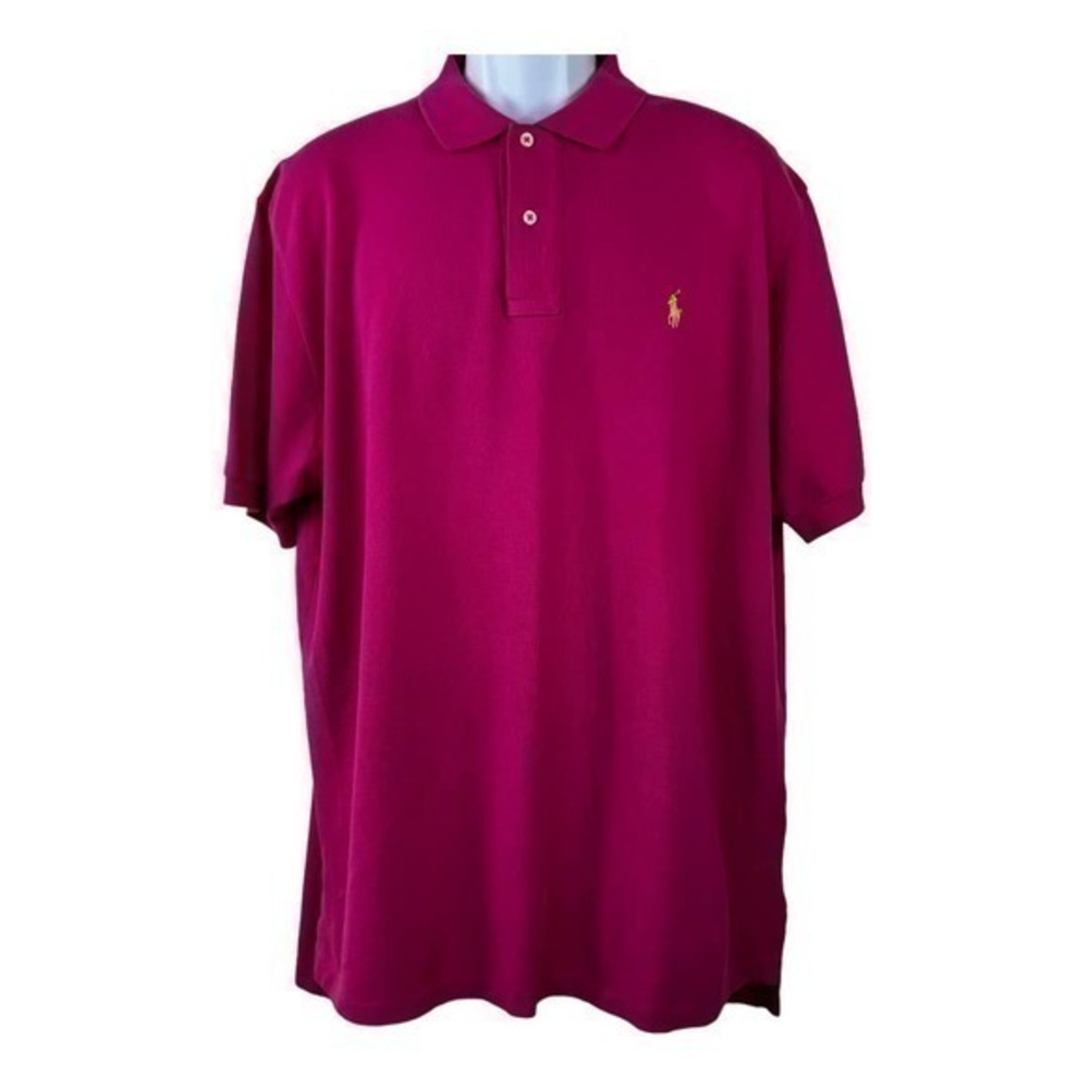 Polo Ralph Lauren Men’s T-shirt Pink Pullover Size XL